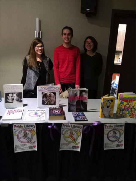 Pictured: volunteers Danya, Cameron, and Shuting.